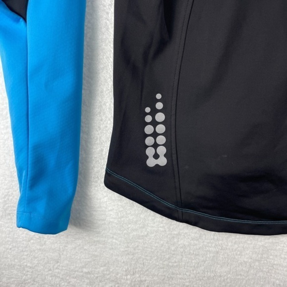 Sugoi Sz M‎ Firewall 220 Full Zip Blue Jacket Coat Running Jogging Cold Weather - Picture 13 of 17